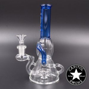 product glass pipe 00049566 01 | AFM 14mm Blue Single Uptake Recycler