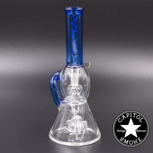 product glass pipe 00049566 02 | AFM 14mm Blue Single Uptake Recycler