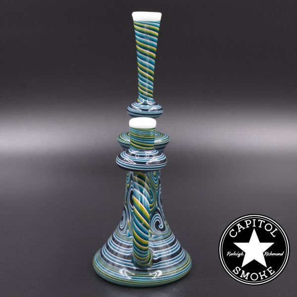 product glass pipe 00097734 00 | Cameron Burns Glass Fully Worked 14mm Rig
