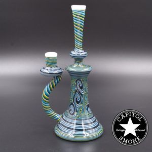 product glass pipe 00097734 01 | Cameron Burns Glass Fully Worked 14mm Rig