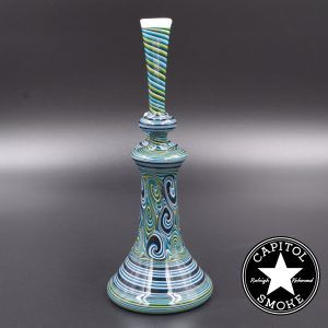 product glass pipe 00097734 02 | Cameron Burns Glass Fully Worked 14mm Rig