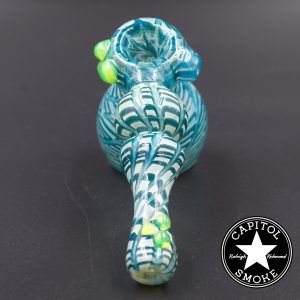 product glass pipe 00109536 02 | SM Blue Wrap & Rake Bubbler