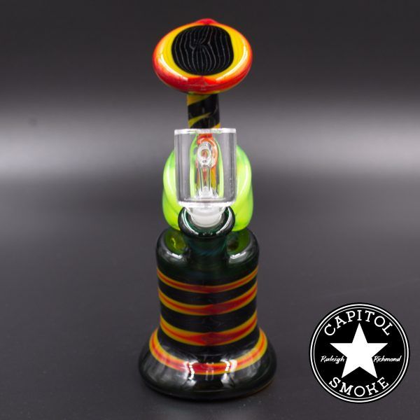 product glass pipe 00126915 00 | Midnight Glass 10mm Fully Worked Rig