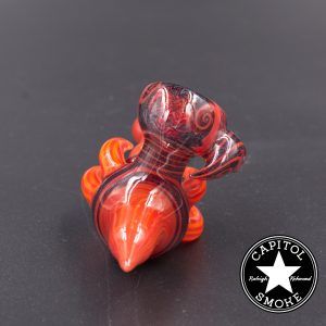 product glass pipe 00132886 00 | Banjo Glass Red Fully Worked Sherlock