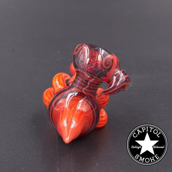 product glass pipe 00132886 00 | Drew Glass Red Fully Worked Sherlock