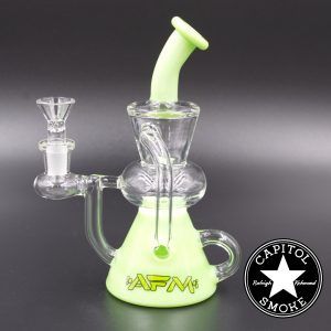 product glass pipe 00145060 01 | AFM 14mm Green Single Uptake Klein Recycler