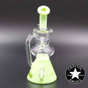 product glass pipe 00145060 02 | AFM 14mm Green Single Uptake Klein Recycler