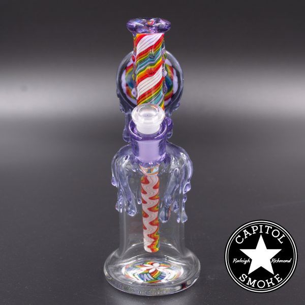 product glass pipe 00167352 00 | Danlee Glass X Glassmith Purple 10mm Drip Rig