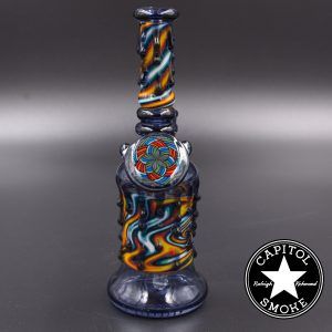 product glass pipe 00167383 02 | Danlee Glass X Glassmith Fire/Ice 10mm Drip Rig