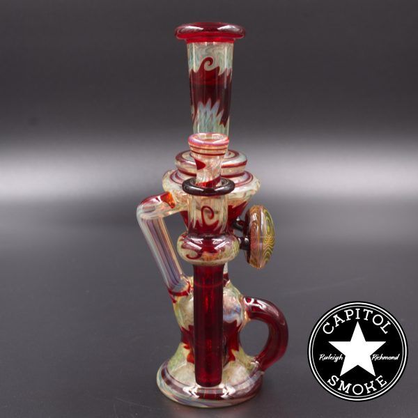 product glass pipe 00174213 00 | Liam the Glass Guy Dual Uptake Klein Recycler
