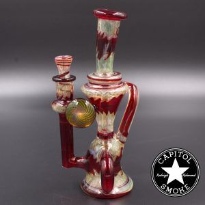 product glass pipe 00174213 01 | Liam the Glass Guy Dual Uptake Klein Recycler