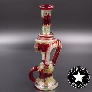 product glass pipe 00174213 02 | Liam the Glass Guy Dual Uptake Klein Recycler