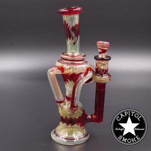 product glass pipe 00174213 03 | Liam the Glass Guy Dual Uptake Klein Recycler