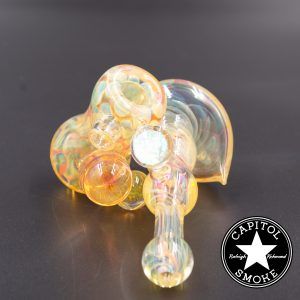 product glass pipe 00174251 02 | Liam the Glass Guy Silver Fumed Side Car