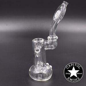 product glass pipe 00182966 01 | Prism Glass White Accent Bubbler