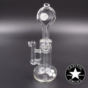 product glass pipe 00182966 02 | Prism Glass White Accent Bubbler