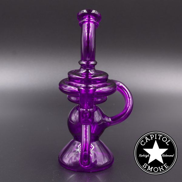 product glass pipe 00188081 00 | AFG Purple 14mm Single Uptake Klein Recycler