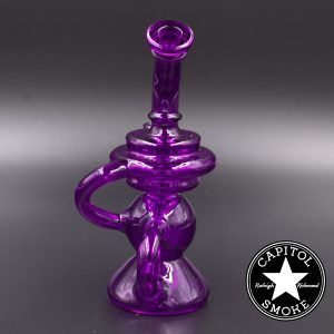 product glass pipe 00188081 02 | AFG Purple 14mm Single Uptake Klein Recycler