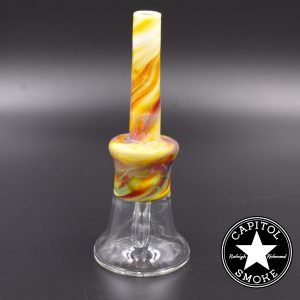 product glass pipe 00204033 02 | Keepsake Glass 14mm Clear Marbled Rig