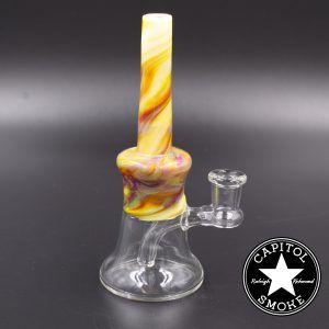 product glass pipe 00204033 03 | Keepsake Glass 14mm Clear Marbled Rig