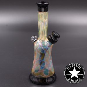 product glass pipe 00205306 03 | Liam the Glass Guy Gold/Silver Fumed Rig