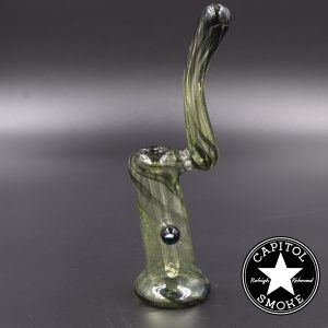 product glass pipe 00206006 01 | SMG Green Swirl Bubbler