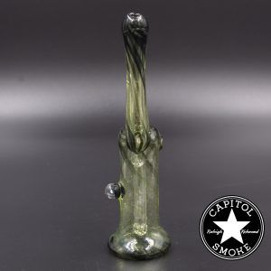 product glass pipe 00206006 02 | SMG Green Swirl Bubbler