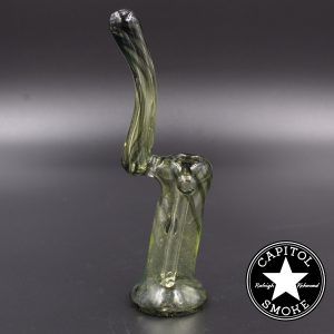 product glass pipe 00206006 03 | SMG Green Swirl Bubbler