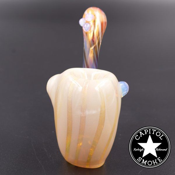 product glass pipe 00206440 00 | SMG Silver/Gold Fumed Sherlock
