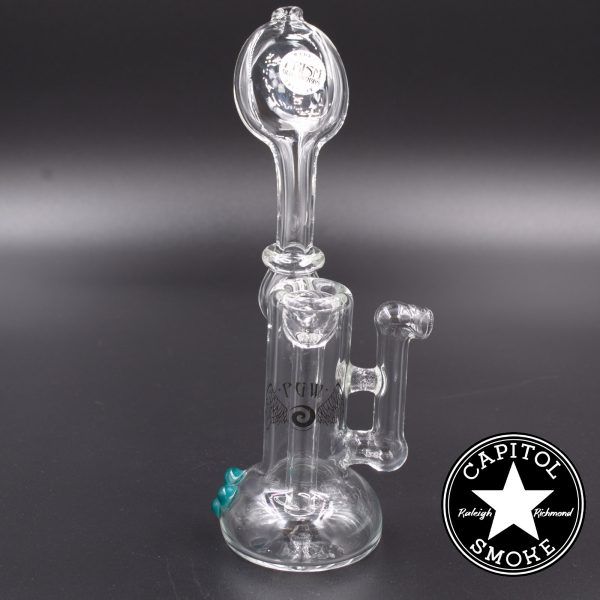 product glass pipe 00207287 00 | Prism Glass Blue Accent Bubbler