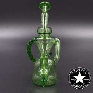 product glass pipe 00208062 00 | Green Steezy Glass 10mm Single Uptake Klein Recycler
