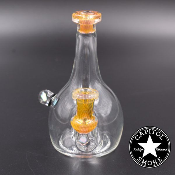 product glass pipe 00208635 00 | Dot Mark 10mm Gold Fumed Mini Rig