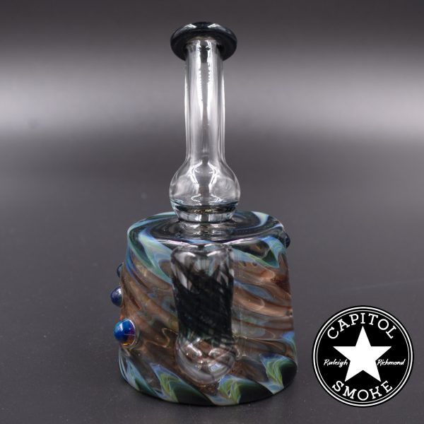 product glass pipe 00210102 00 | Dantes Inferno 14mm Blue Wrap/Rake Rig