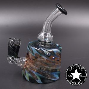 product glass pipe 00210102 01 | Dantes Inferno 14mm Blue Wrap/Rake Rig