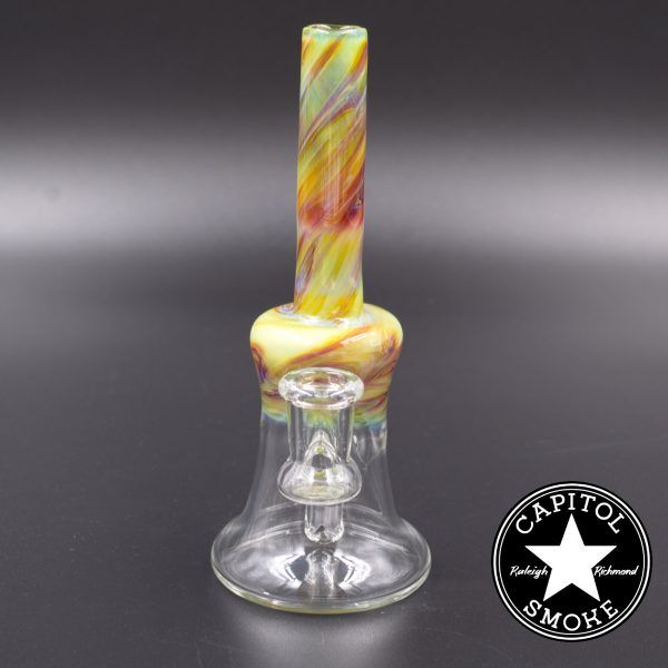 product glass pipe 00210287 00 | Keepsake Glass 14mm Clear Marbled Rig