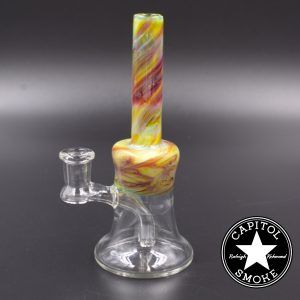 product glass pipe 00210287 01 | Keepsake Glass 14mm Clear Marbled Rig