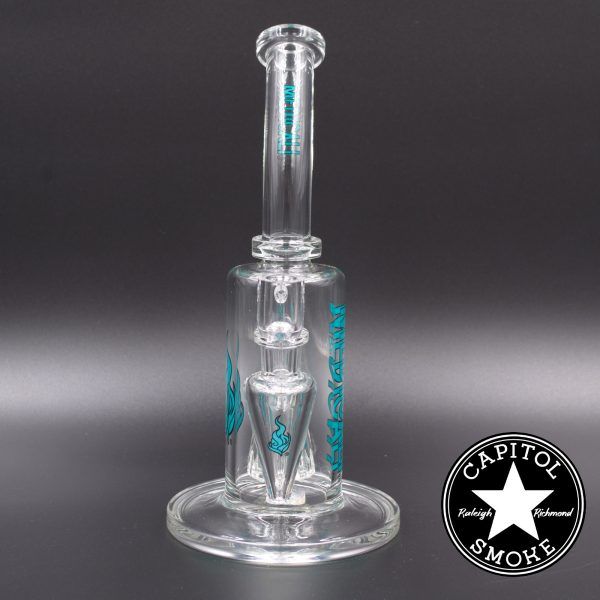 product glass pipe 00210492 00 | Medicali 14mm Teal Dexter 10"