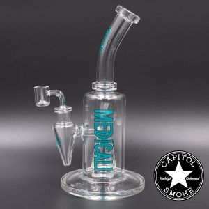 product glass pipe 00210492 01 | Medicali 14mm Teal Dexter 10"