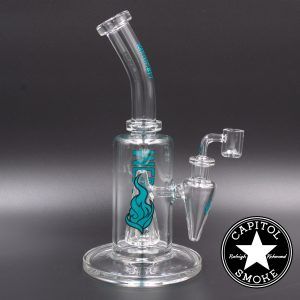 product glass pipe 00210492 03 | Medicali 14mm Teal Dexter 10"