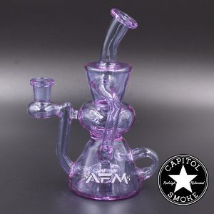 product glass pipe 00210539 01 | AFM 14mm Purple Single Uptake Klein Recycler
