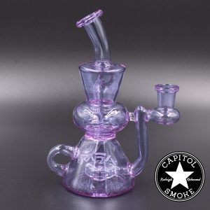 product glass pipe 00210539 03 | AFM 14mm Purple Single Uptake Klein Recycler