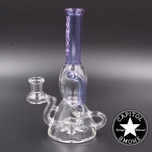 product glass pipe 00210553 01 | AFM 14mm Purple Single Uptake Recycler