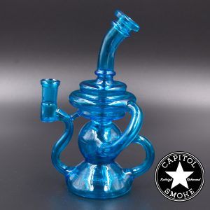 product glass pipe 00210577 01 | AFG Blue 14mm Single Uptake Klein Recycler