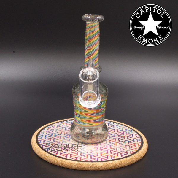 product glass pipe 00212557 00 | Dan Lee Glass CFL Bright Rainbow Linework Rig