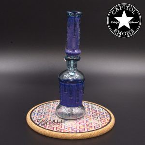 product glass pipe 00212625 02 | Dan Lee Glass Purple Dichro Rig