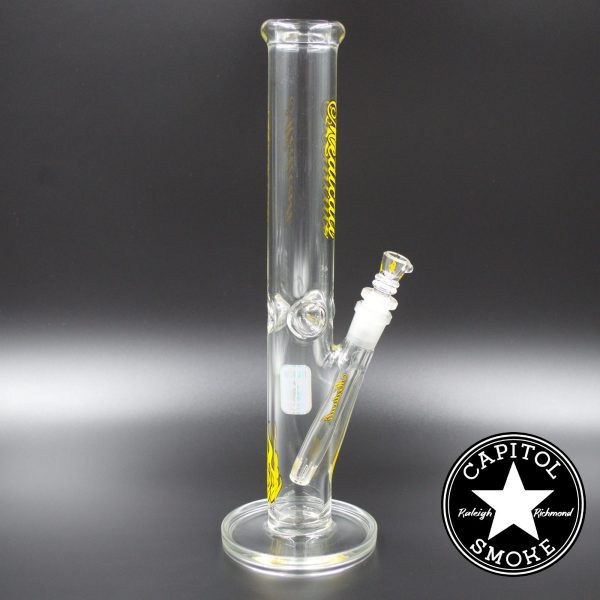 Product glass pipe 00115919 00 | Medicali Yellow 14" 14mm Straight Tube