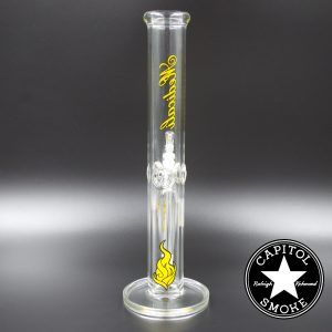Product glass pipe 00115919 03 | Medicali Yellow 14" 14mm Straight Tube
