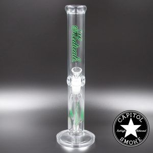 Product glass pipe 00220347 01 | Medicali Seafoam 14" 14mm Straight Tube