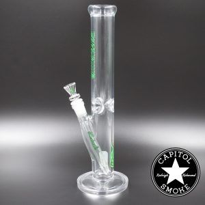 Product glass pipe 00220347 02 | Medicali Seafoam 14" 14mm Straight Tube
