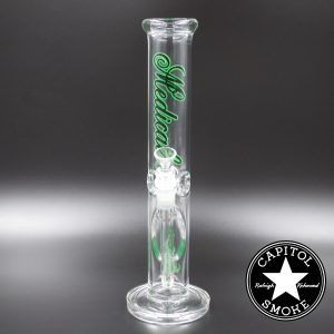 Product glass pipe 00220408 01 | Medicali Seafoam 14" 14mm Heavy Straight Tube